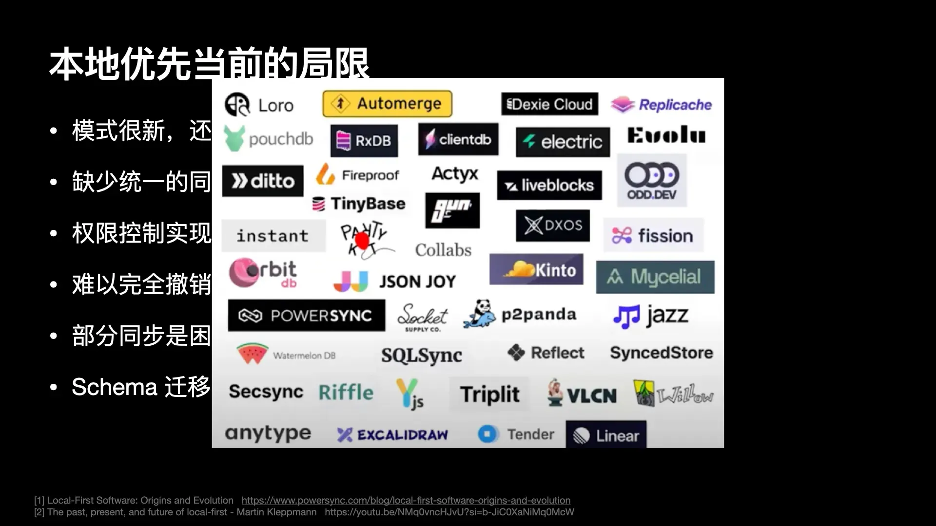 本地优先当前的局限